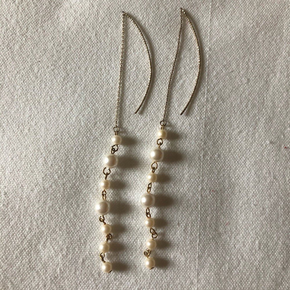 Francesca’s faux pearl dangles